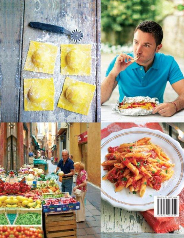 Achterkant van Gino's pasta