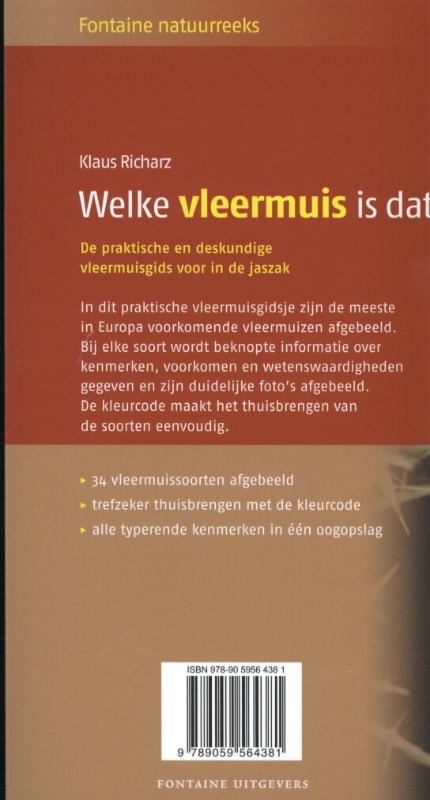 Achterkant van Welke vleermuis is dat?