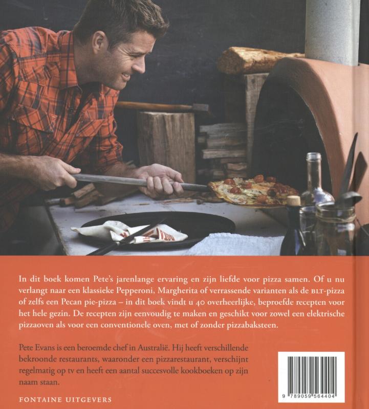 Achterkant van Pizza