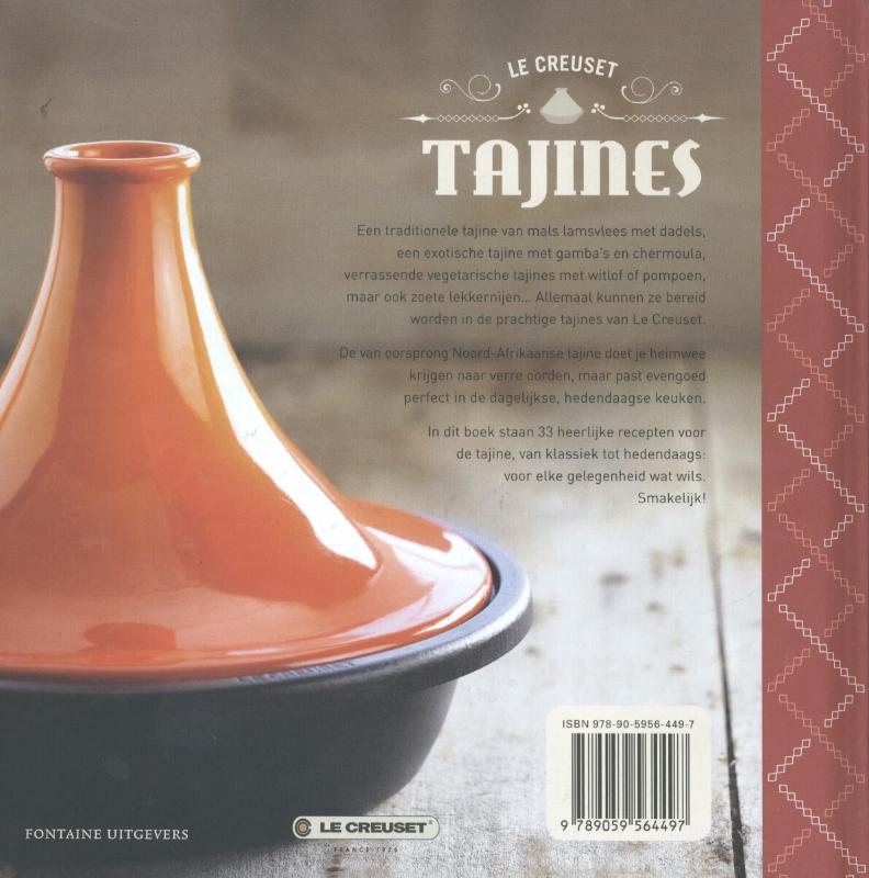 Achterkant van Tajines