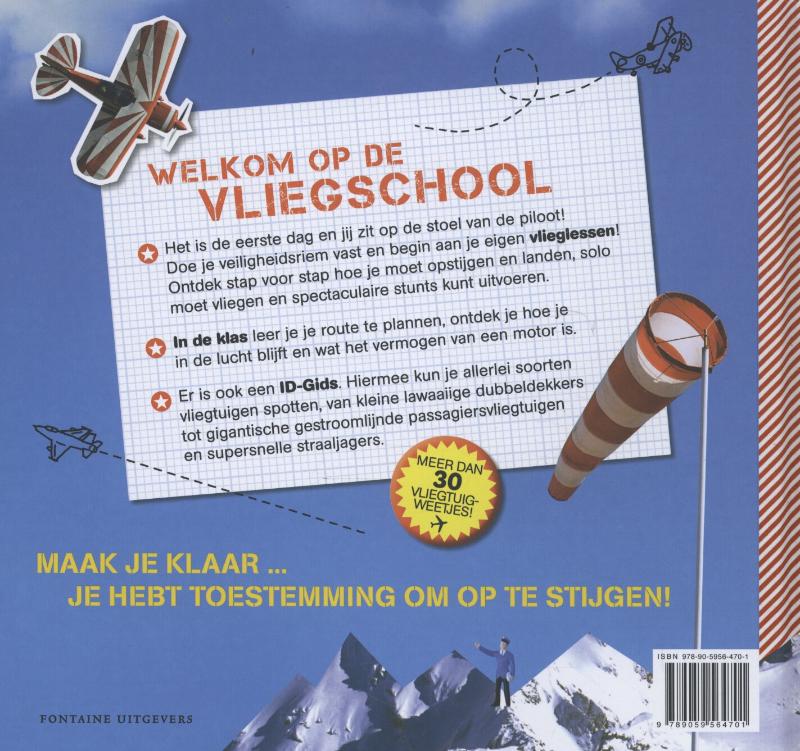 Achterkant van Vliegschool