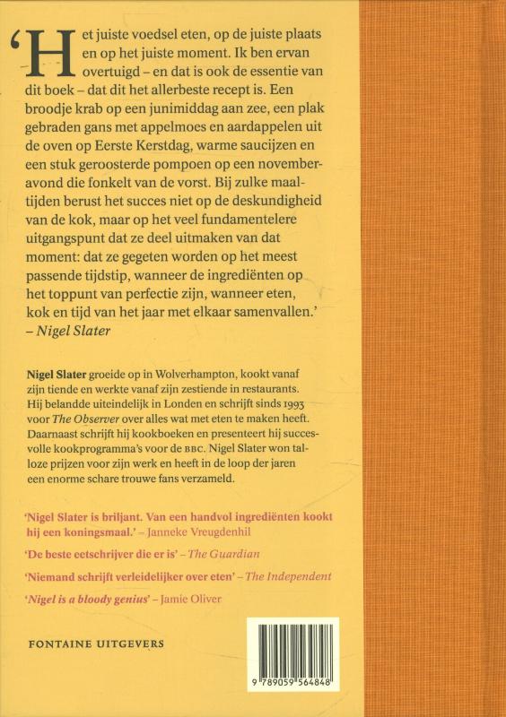 Achterkant van Keukendagboek