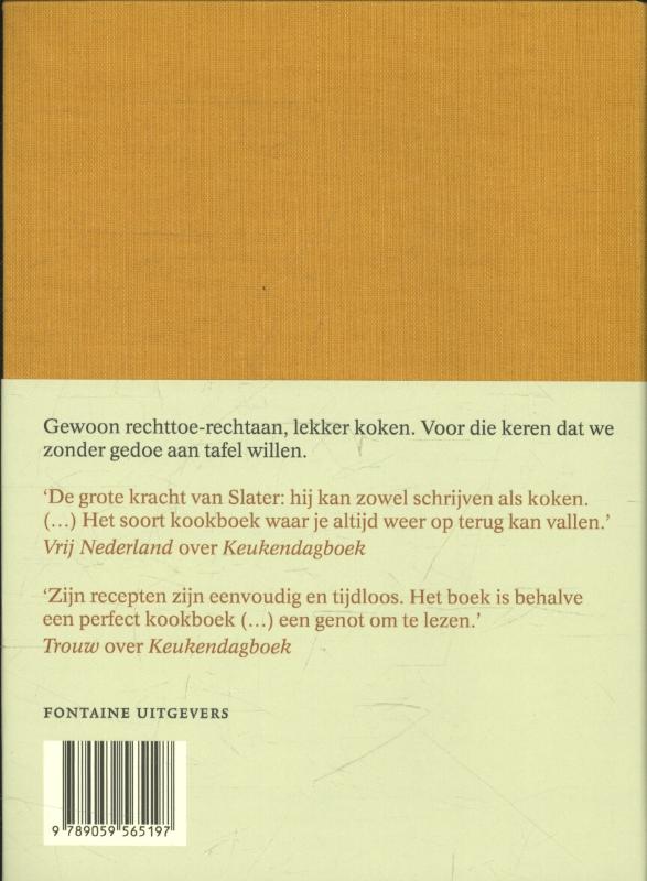 Achterkant van Aan tafel