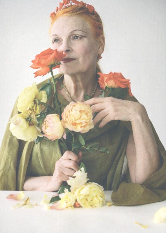 Achterkant van Vogue over Vivienne Westwood