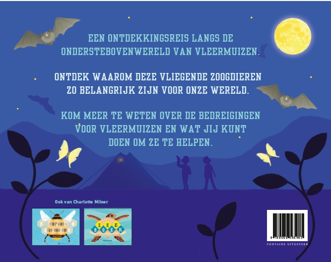 Achterkant van Het vleermuizenboek