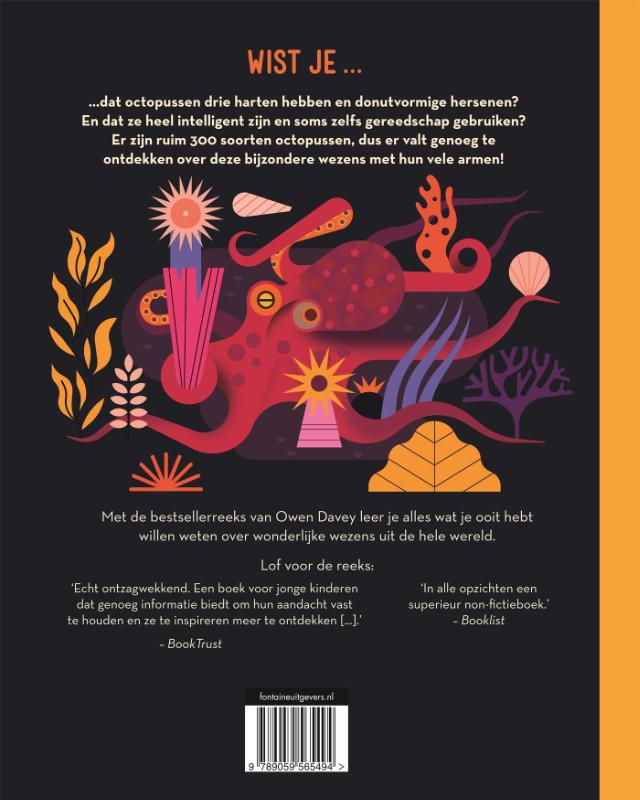 Achterkant van Ongelofelijke octopussen