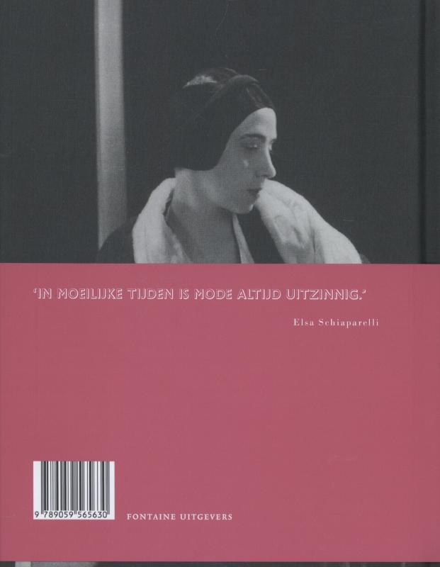 Achterkant van Vogue over Elsa Schiaparelli