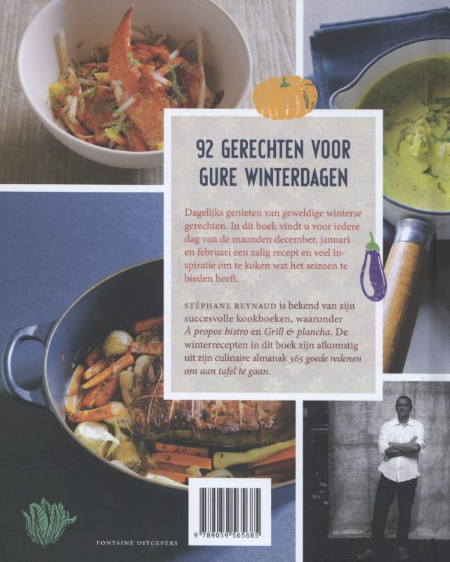 Achterkant van De winter op tafel
