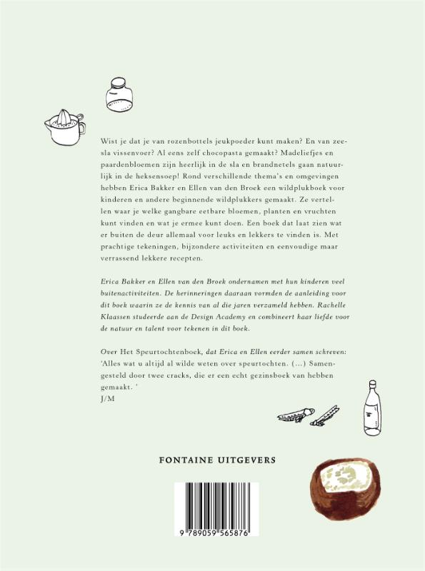 Achterkant van Handboek voor wildplukkertjes