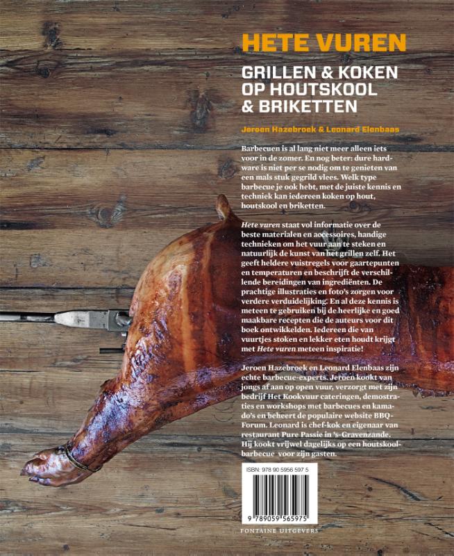 Achterkant van Hete vuren