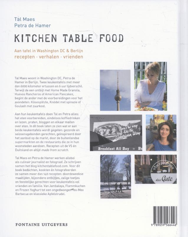 Achterkant van Kitchen table food