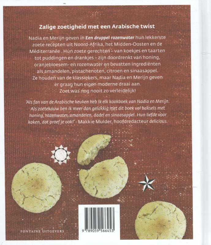 Achterkant van Een druppel rozenwater