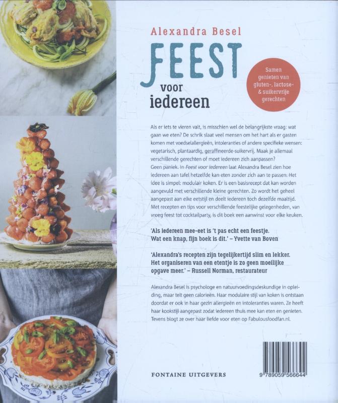 Achterkant van Feest voor iedereen