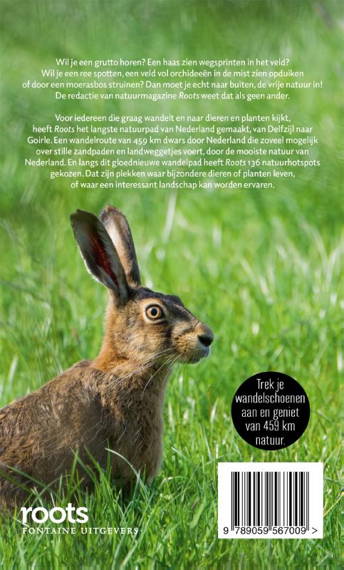 Achterkant van Het langste natuurpad van Nederland