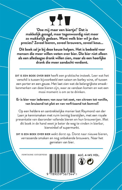 Achterkant van Dit is een boek over bier