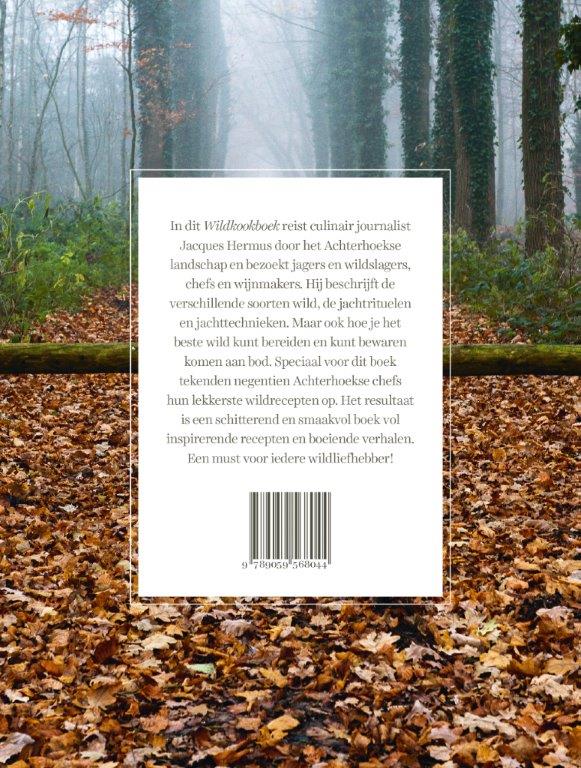 Achterkant van Het wildkookboek