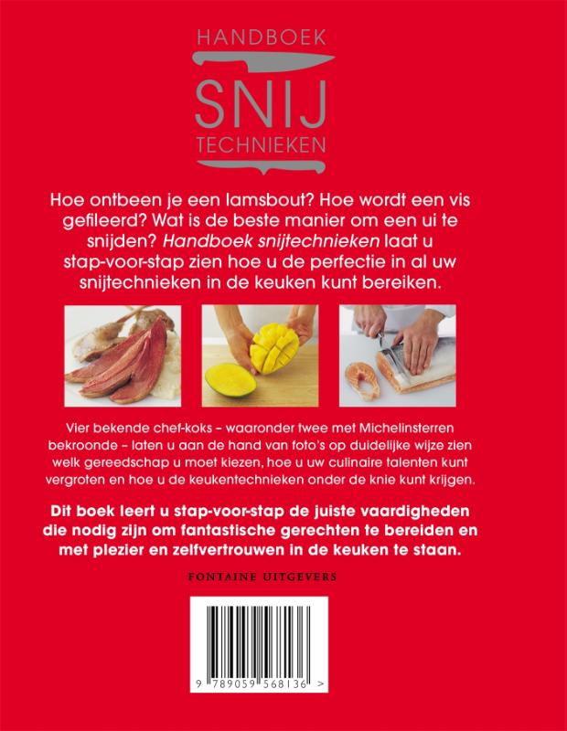 Achterkant van Handboek snijtechnieken