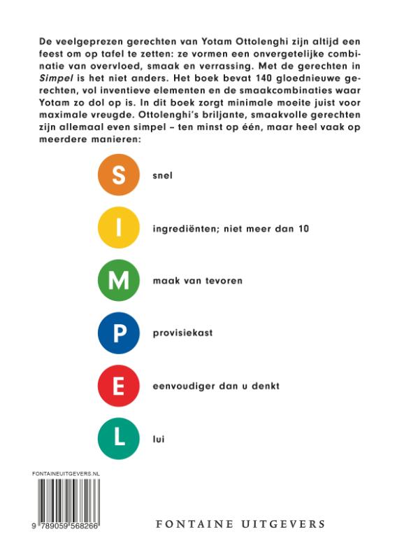 Achterkant van Simpel