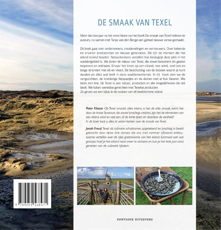 Achterkant van De smaak van Texel