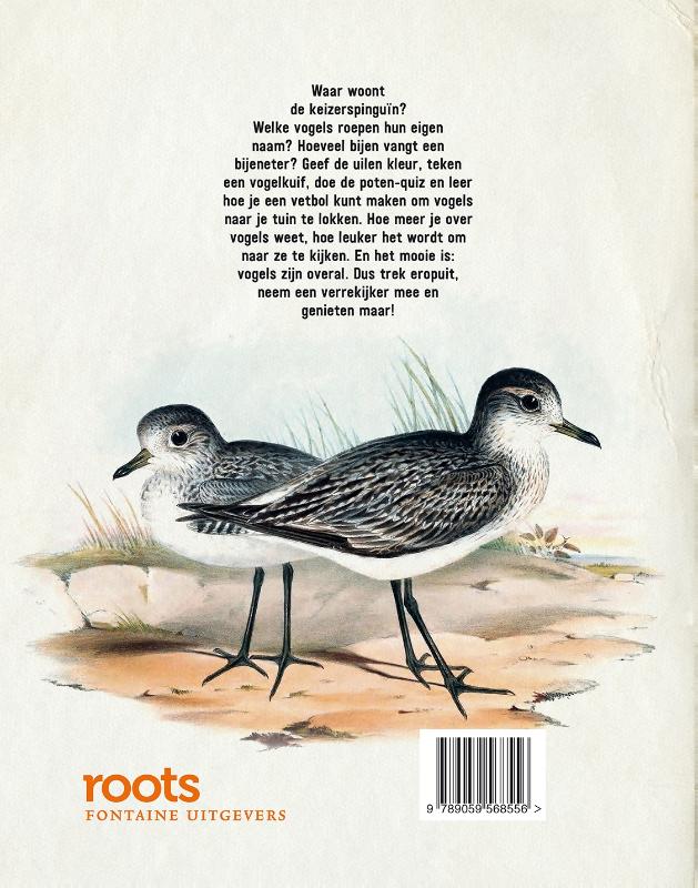 Achterkant van Doe-boek vogels