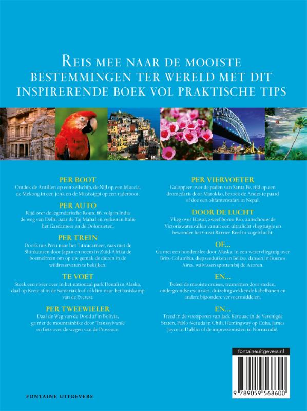 Achterkant van 400 droomreizen