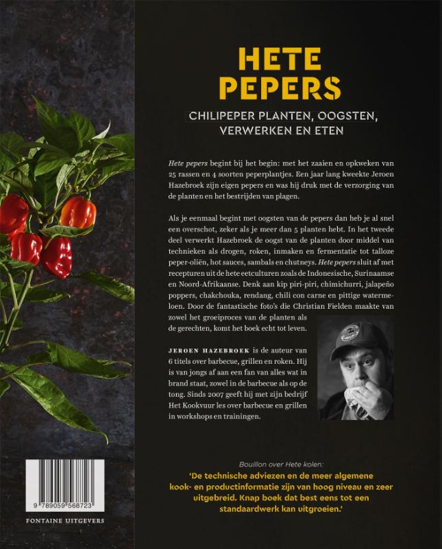Achterkant van Hete pepers