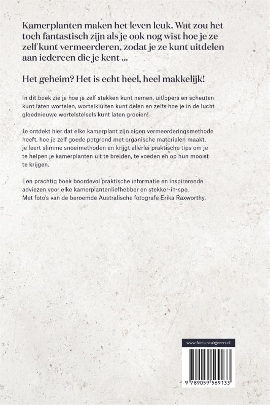 Achterkant van Stekken, voeden, groeien
