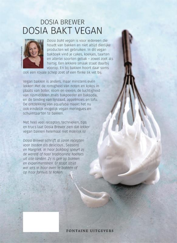 Achterkant van Dosia bakt vegan