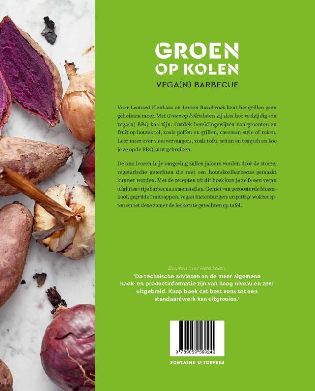 Achterkant van Groen op kolen