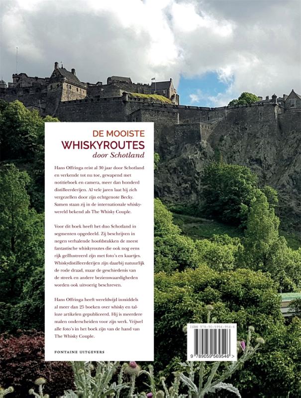 Achterkant van De mooiste whiskyroutes door Schotland