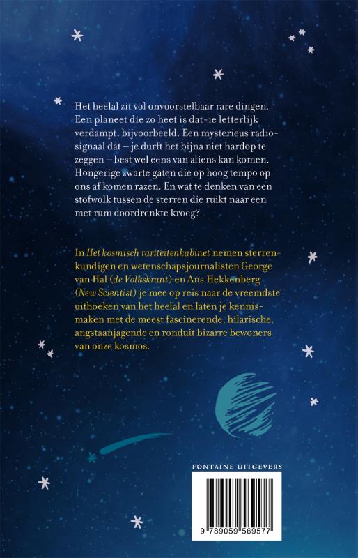 Achterkant van Het kosmisch rariteitenkabinet