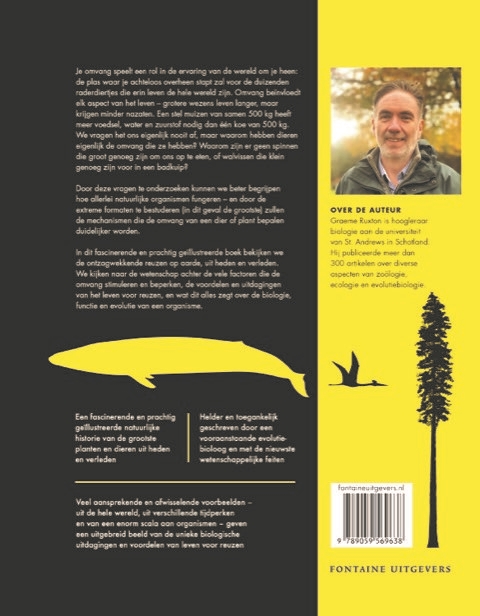 Achterkant van Reuzen van de natuur