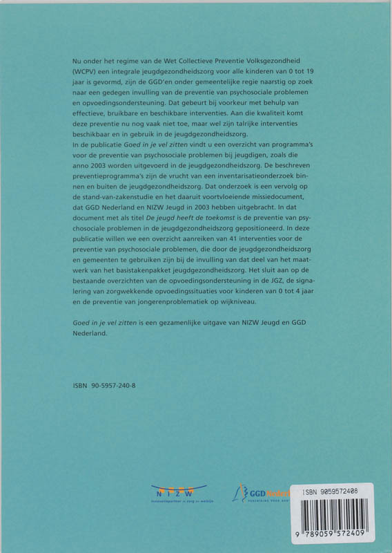 Achterkant van Goed in je vel zitten