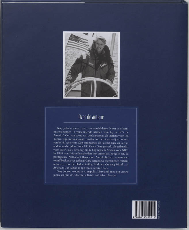 Achterkant van Het America's Cup Album