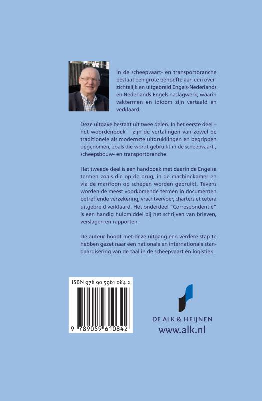 Achterkant van Lexicon Scheepvaart & Transport
