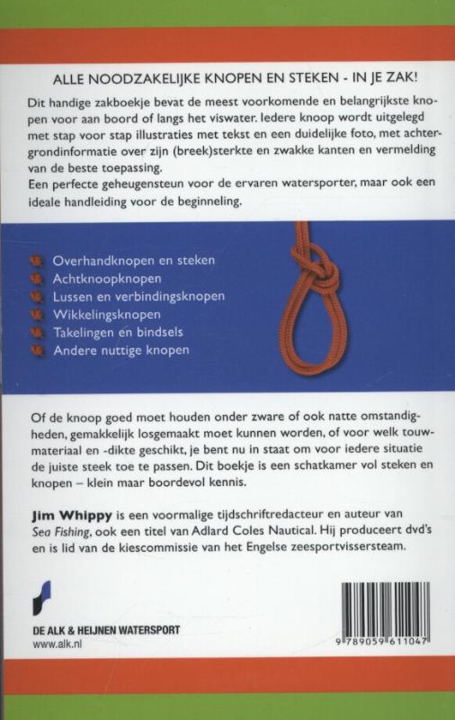 Achterkant van Reeds knopen handboek