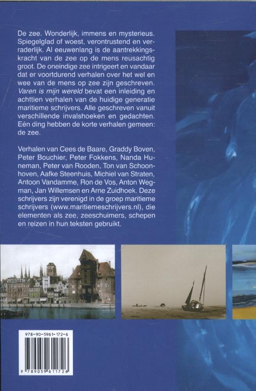 Achterkant van Varen is mijn wereld