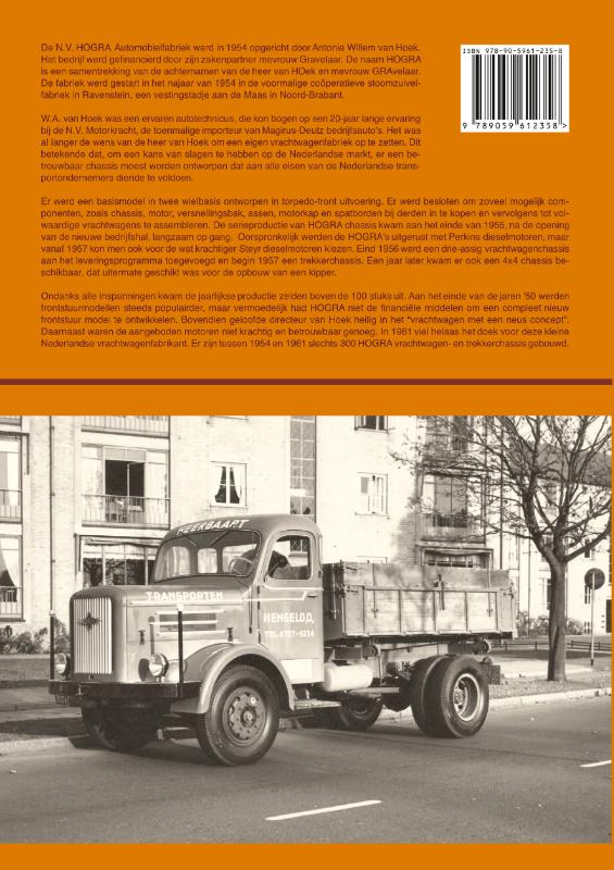 Achterkant van Hogra - een stoere vrachtwagen uit Ravenstein