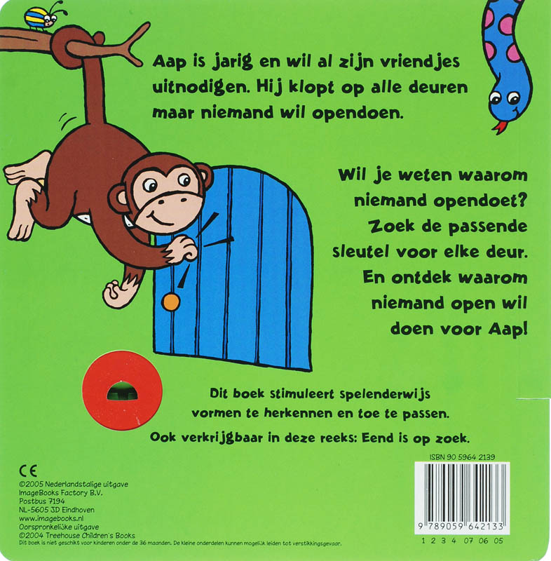 Achterkant van Aap is jarig