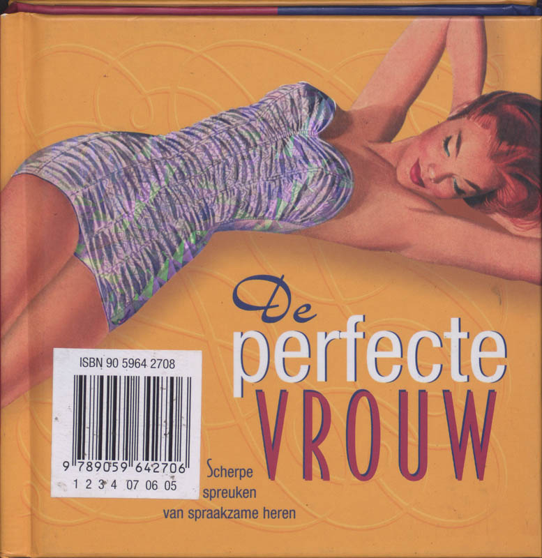 Achterkant van De perfecte man & De perfecte vrouw