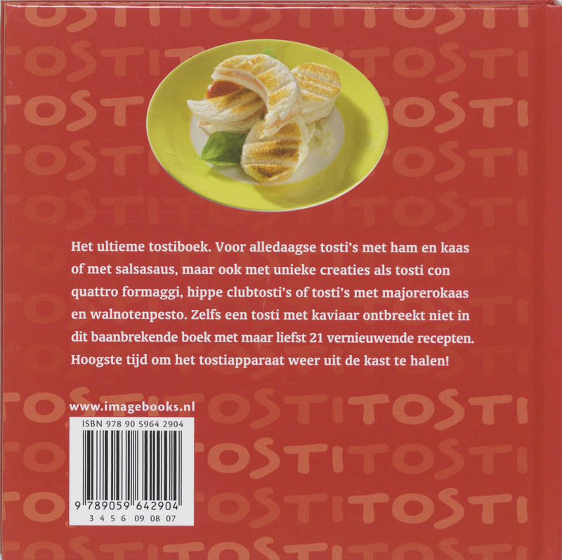 Achterkant van Tosti