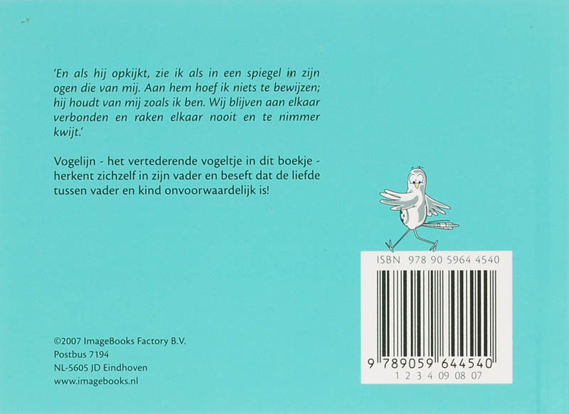 Achterkant van Papa