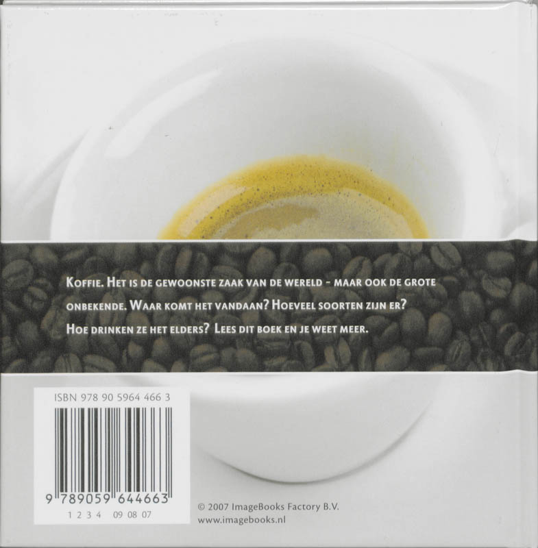 Achterkant van Koffie