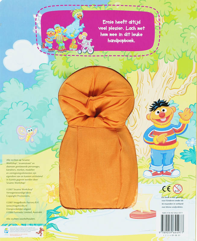 Achterkant van Een vrolijke middag met Ernie