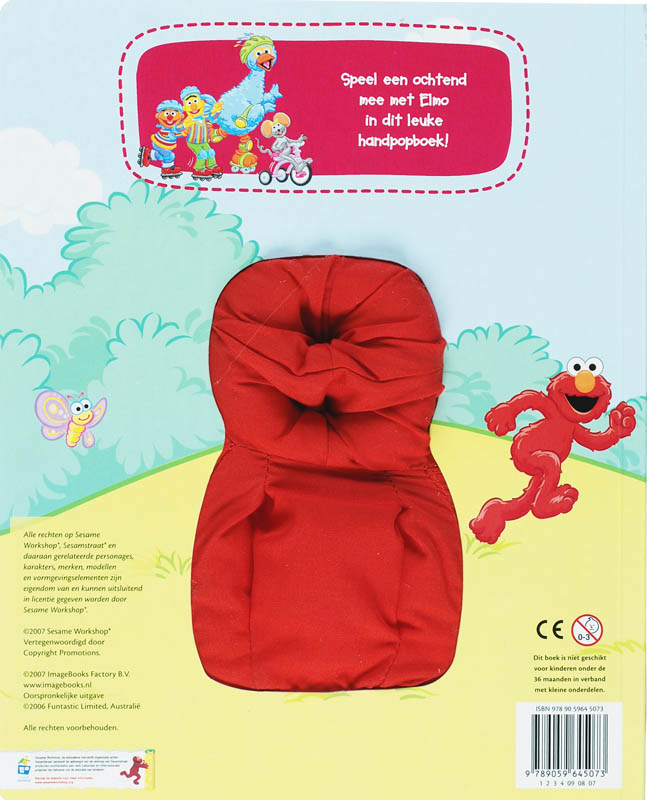 Achterkant van Speel mee met Elmo!