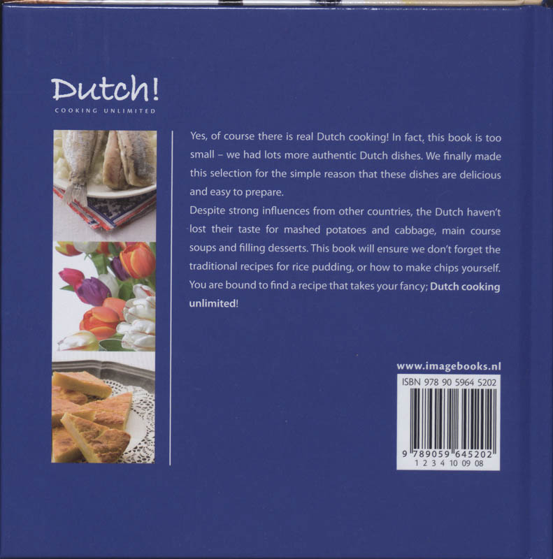 Achterkant van Dutch! Cooking Unlimited