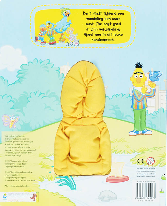 Achterkant van Een spannende dag met Bert