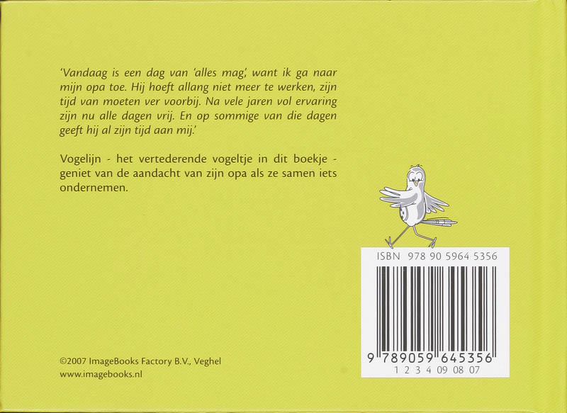 Achterkant van Opa