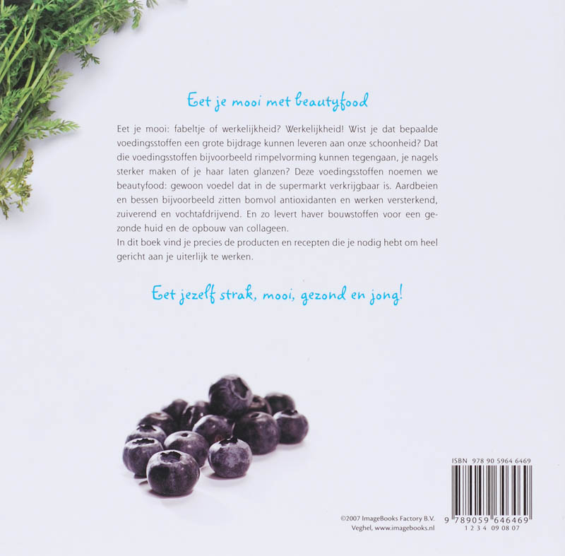 Achterkant van Eet je mooi met beautyfood