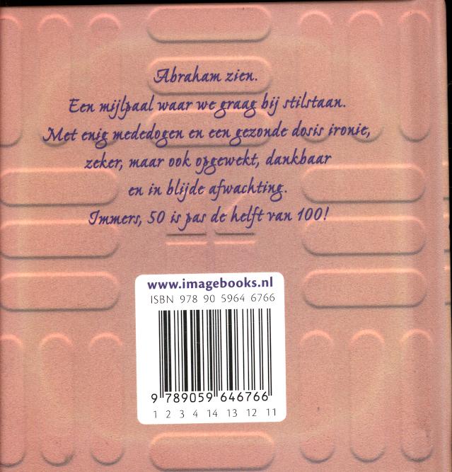 Achterkant van Abraham gefeliciteerd